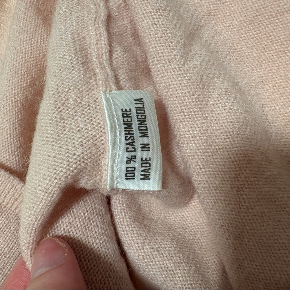 Nordstrom Women's Light Pink Cashmere Tank Top